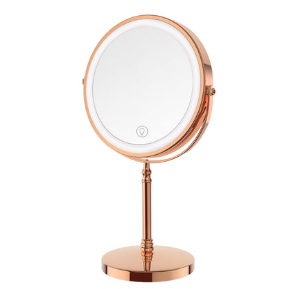 DEIOVWXS Makeup Mirror front view with LED lights