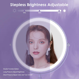DEIOVWXS Makeup Mirror with 80 LED lights on