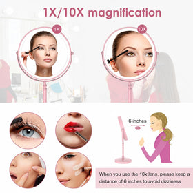 DEIOVWXS Makeup Mirror with nano-coated finish