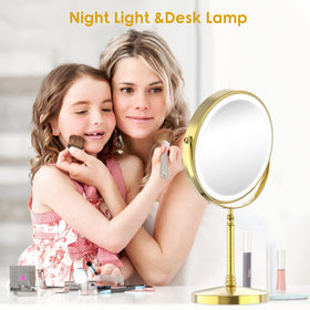 DEIOVWXS Makeup Mirror with non-slip base