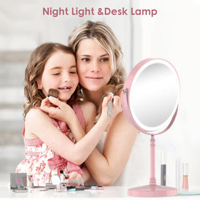 DEIOVWXS Makeup Mirror with non-slip base
