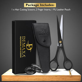 DEMAXA Hair Scissors in a professional salon setting
