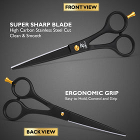 DEMAXA Hair Scissors with detachable finger rest
