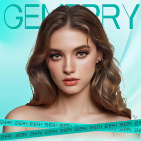 Demonstration of applying GEMERRY lashes at home