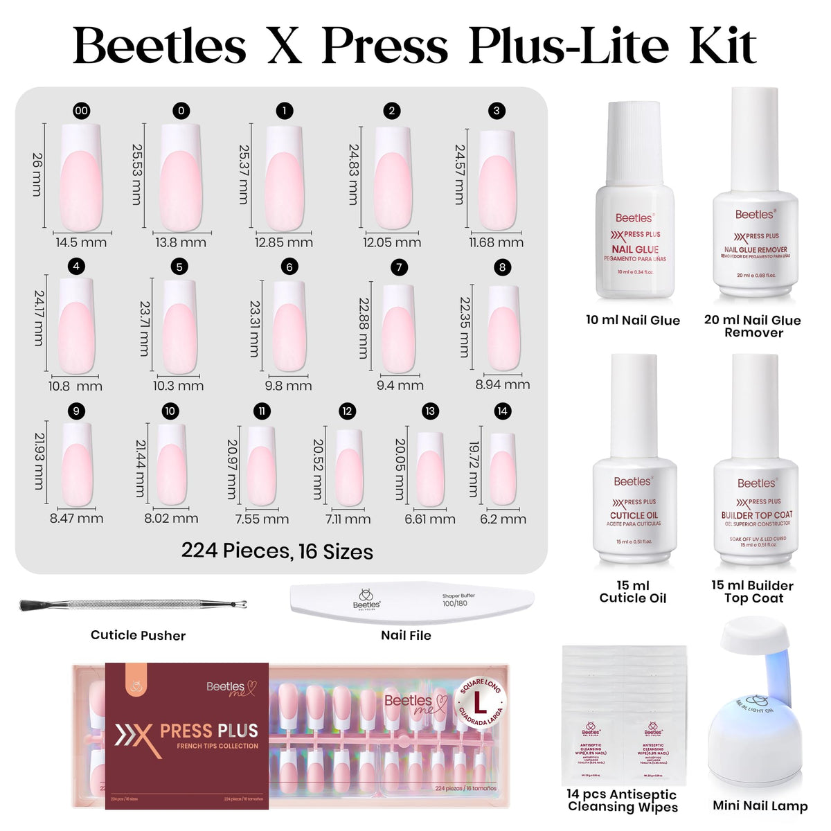 Demonstration of applying press on nails with Beetles kit