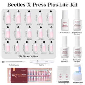 Demonstration of applying press on nails with Beetles kit