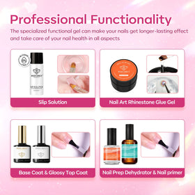 Demonstration of nail application using modelones products