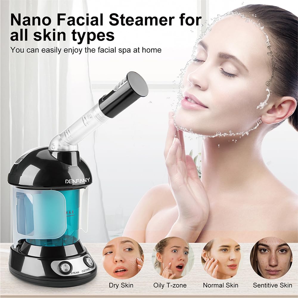 Denfany Facial Steamer in use during a facial