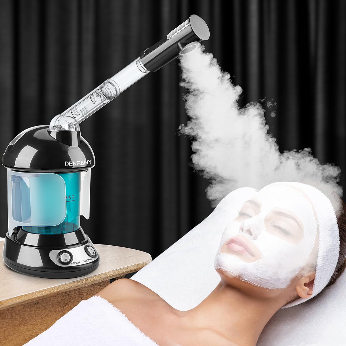 Denfany Facial Steamer packaging display