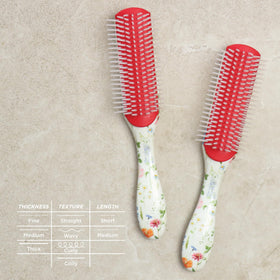 Denman D3 Curly Hair Brush with a variety of hair types