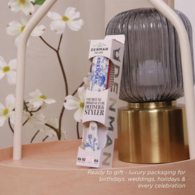 Denman D3 Curly Hair Brush with round-ended pins close-up