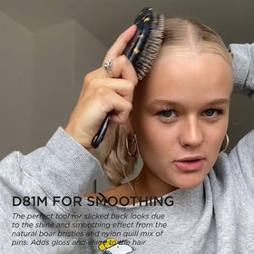 Denman D81M Boar Bristle Hair Brush side view