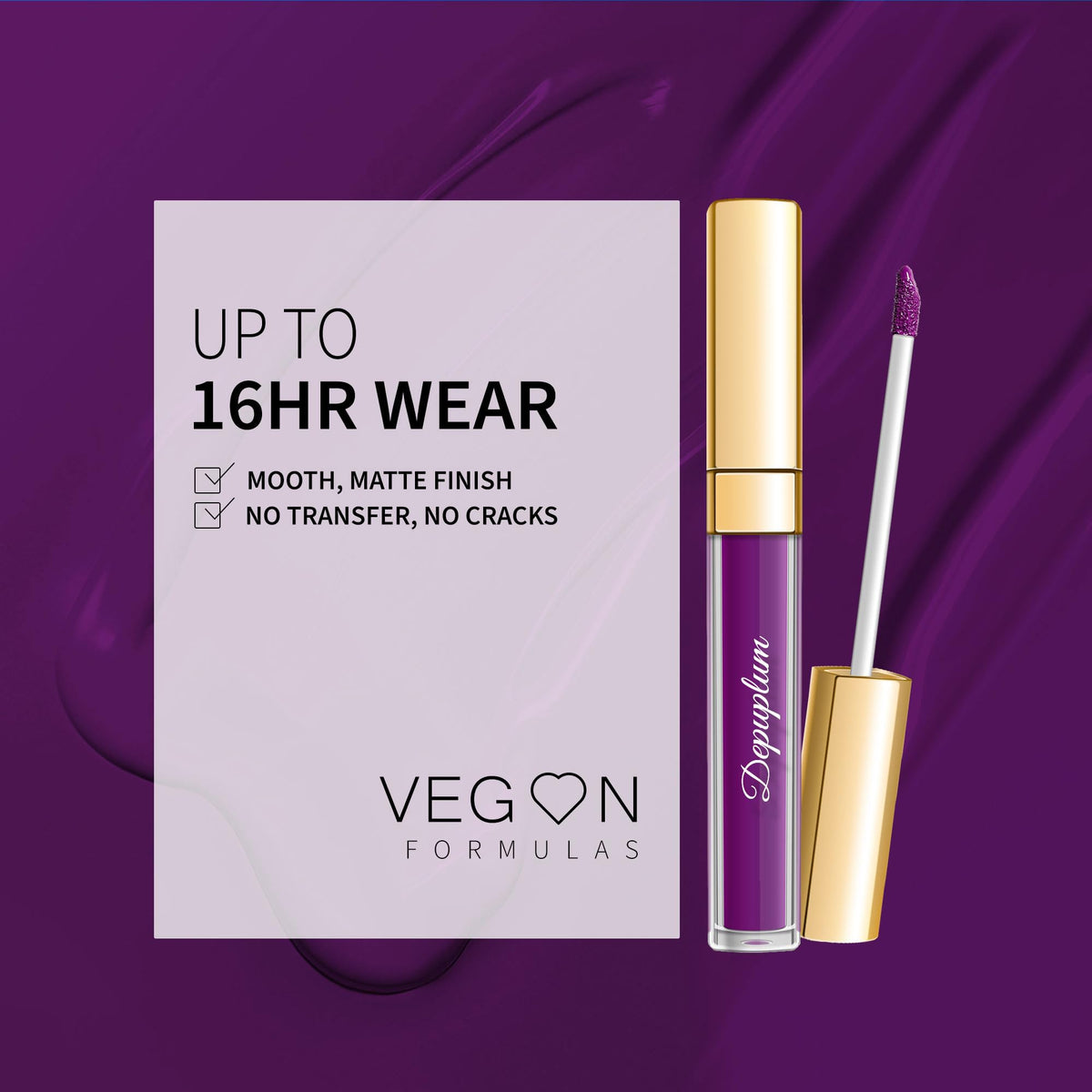Depuplum Matte Liquid Lipstick set with various shades