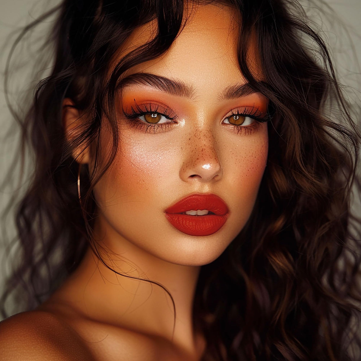 Depuplum Matte Liquid Lipstick vibrant red shade