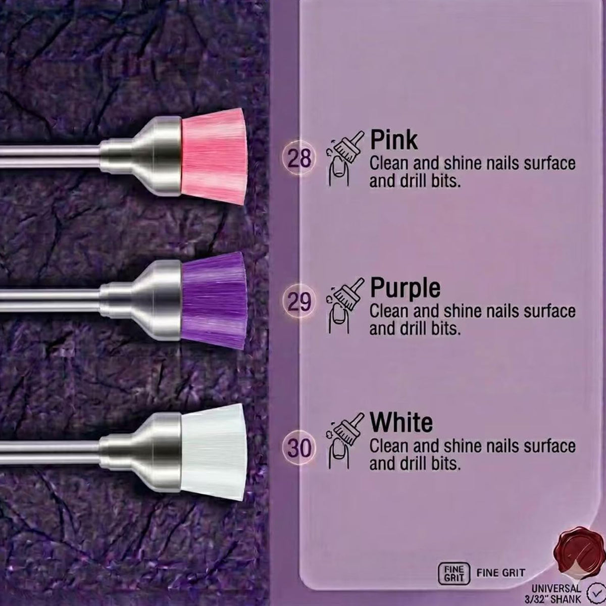Depvko nail drill bits set for professional nail care