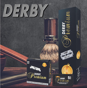Derby Single Edge Razor Blade close-up