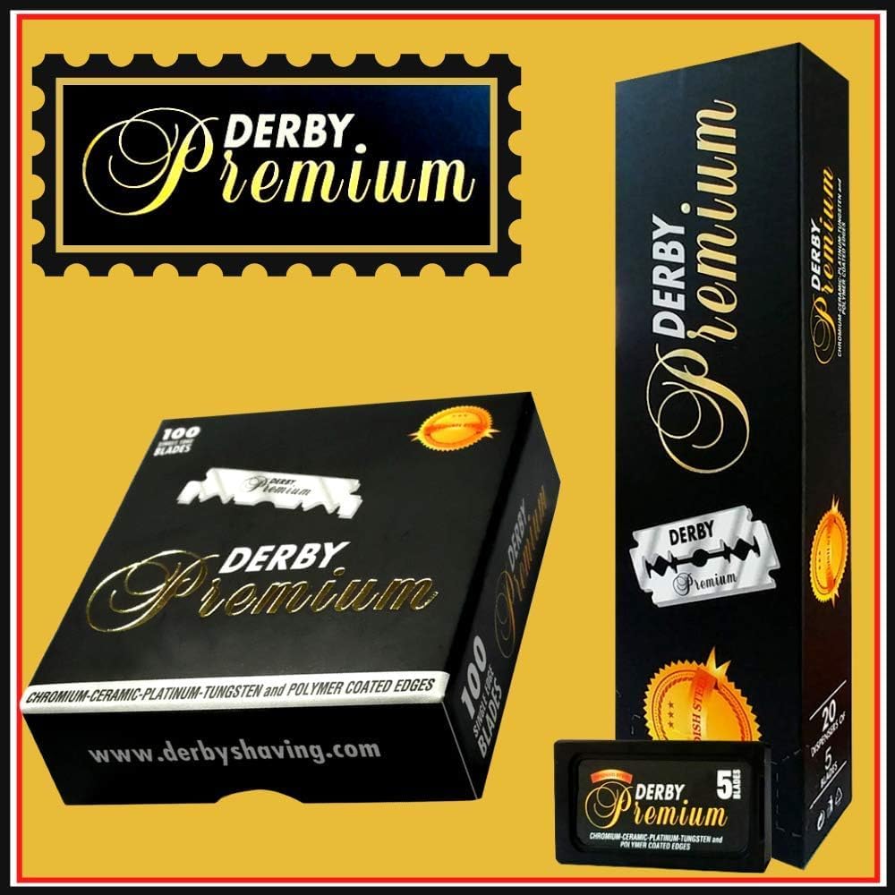 Derby Single Edge Razor Blade side view
