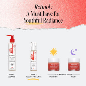 Derma E Anti-Aging Serum application on skin