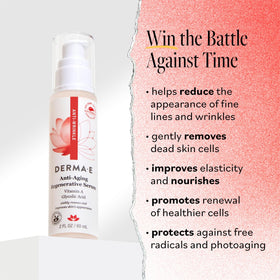 Derma E Anti-Aging Serum bottle back view