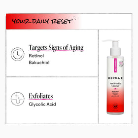 Derma E Anti-Wrinkle Cleanser texture close-up
