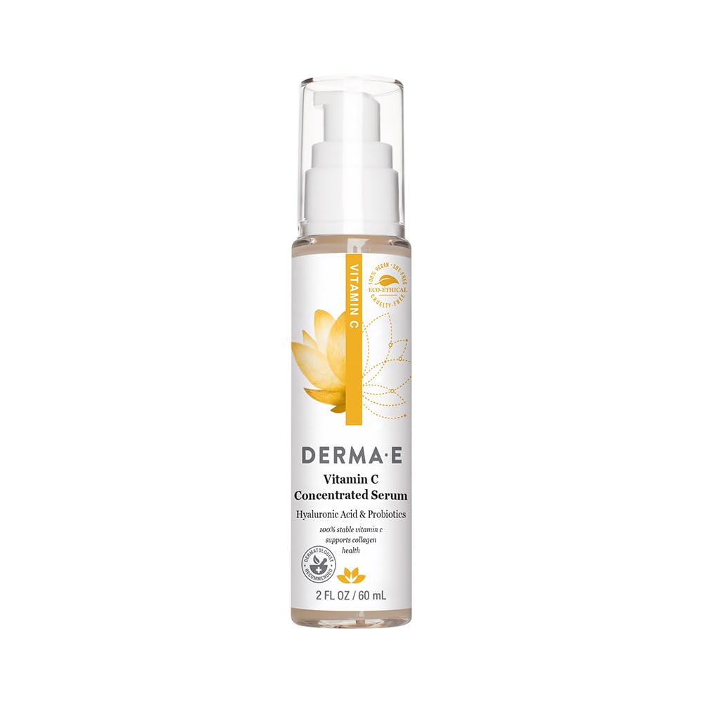 Derma E Vitamin C Concentrated Face Serum 2 Oz front view