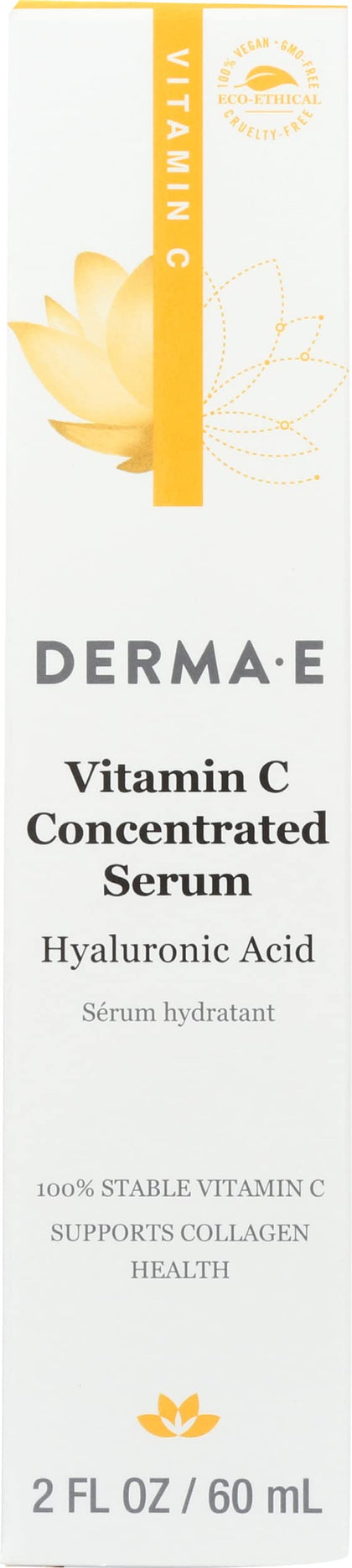 Derma E Vitamin C Concentrated Serum 2 fl oz front view