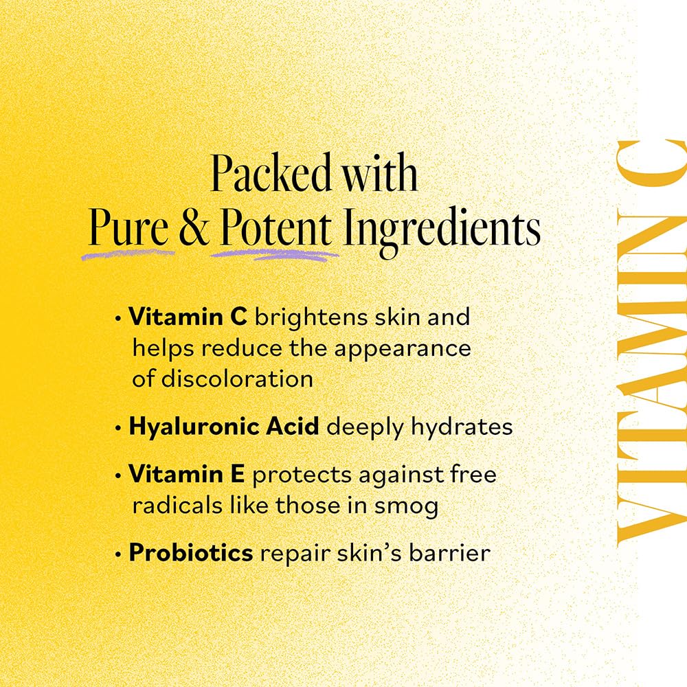 Derma E Vitamin C serum application on face