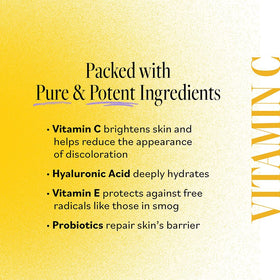 Derma E Vitamin C serum application on face
