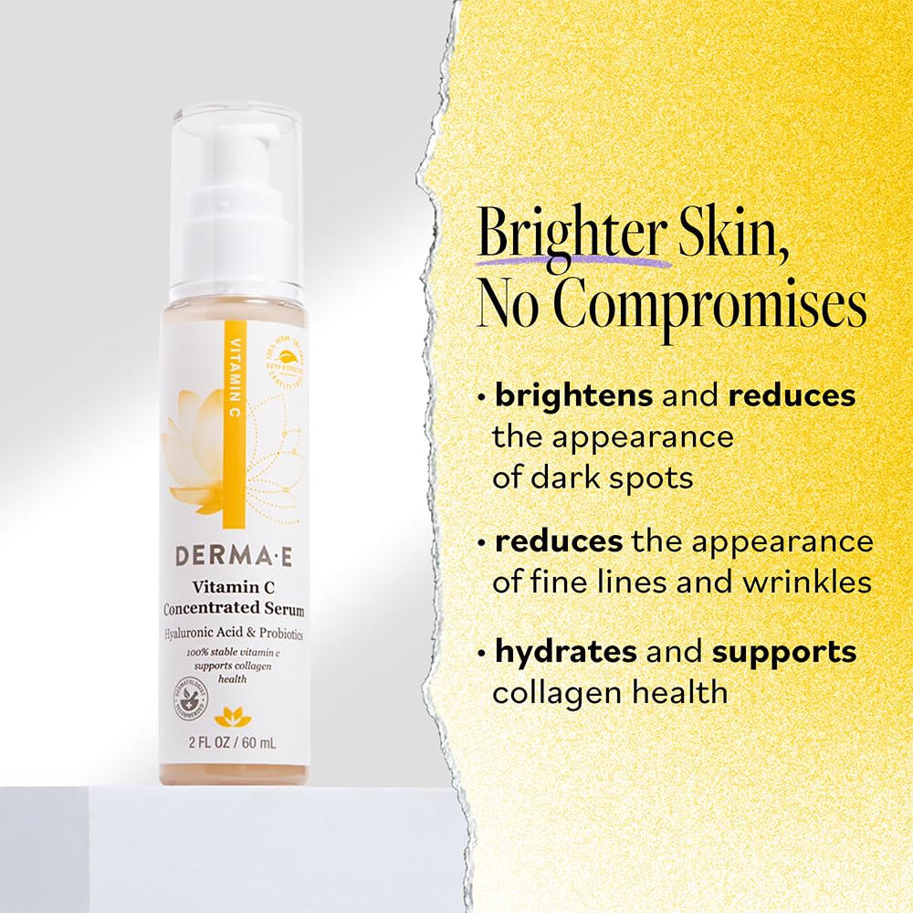 Derma E Vitamin C serum bottle with cap