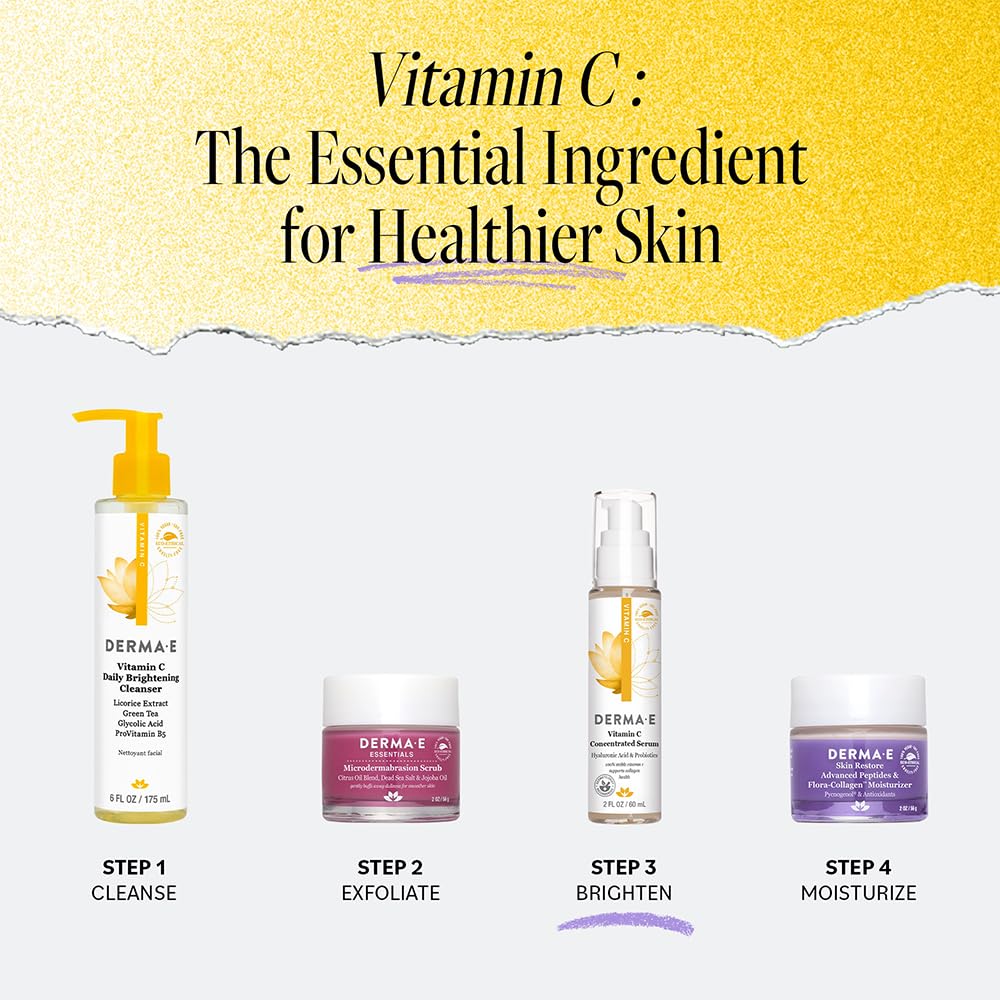 Derma E Vitamin C serum lifestyle scene