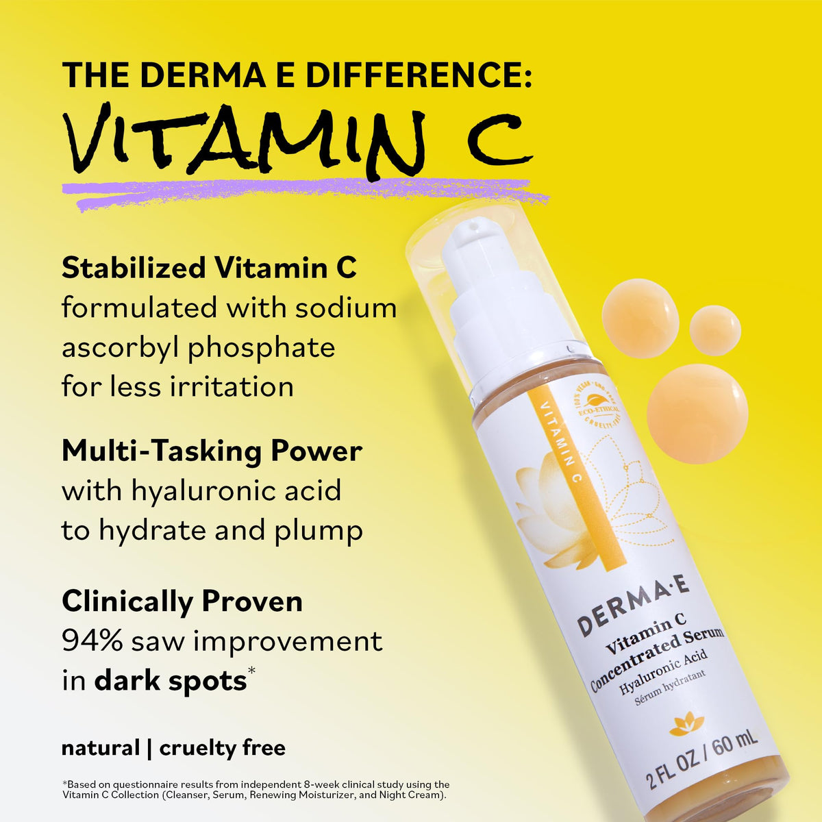 Derma E Vitamin C serum with natural ingredients