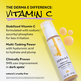 Derma E Vitamin C serum with natural ingredients