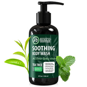 Derma-Nu Tea Tree Oil Body Wash 8oz front view with label