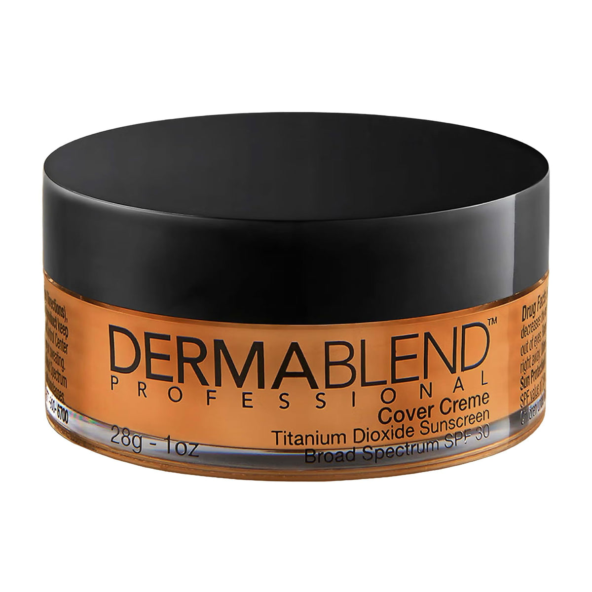 Dermablend Cover Crème Foundation SPF 30, 45W Hazelnut Beige front view