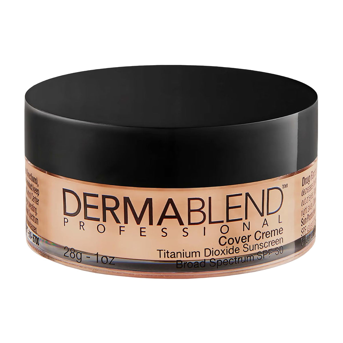 Dermablend Cover Crème Foundation SPF 30 in 15C Cool Beige, front view