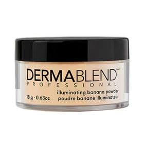 Dermablend Illuminating Banana Loose Setting Powder front view