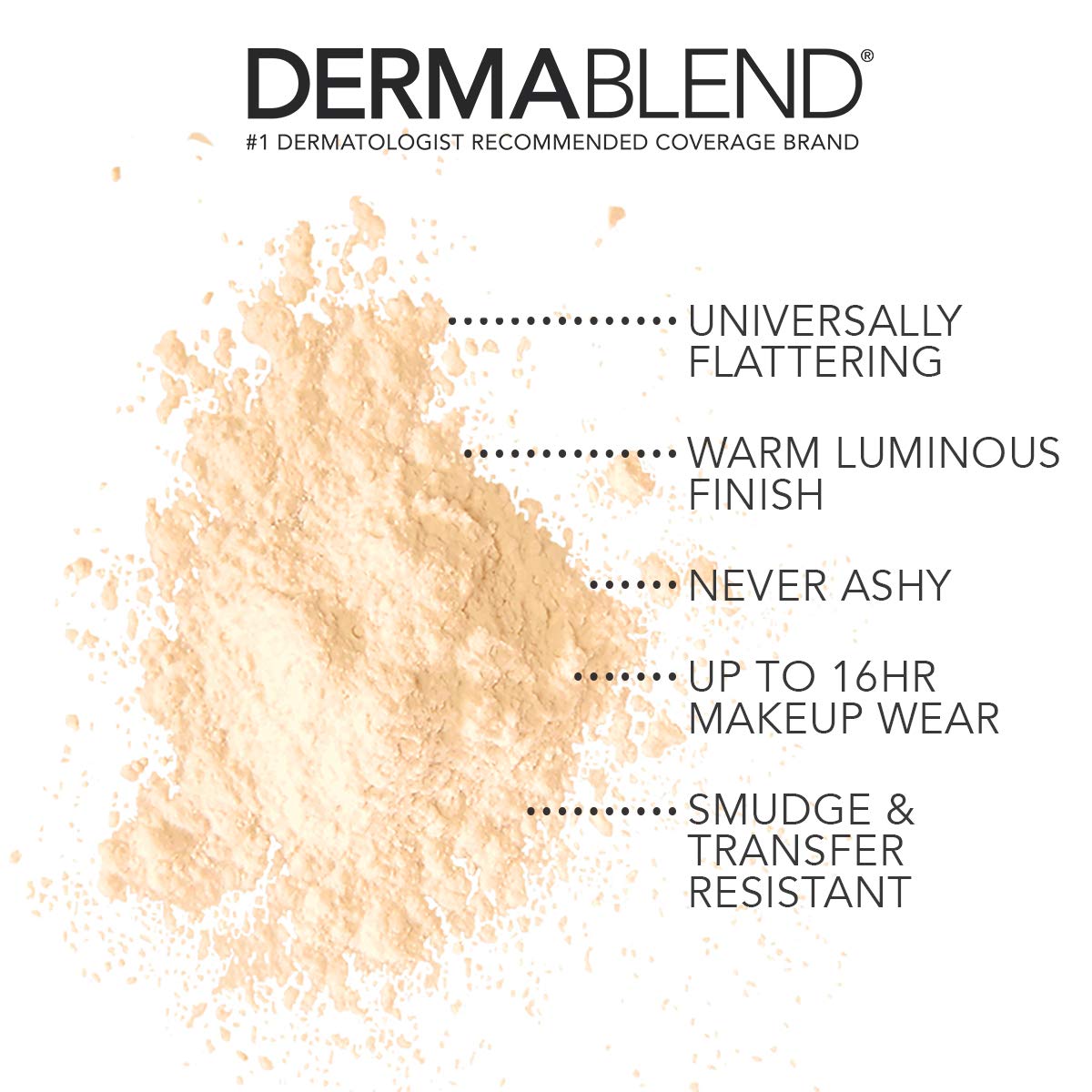 Dermablend Illuminating Banana Loose Setting Powder packaging
