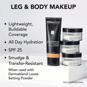 Dermablend Leg & Body Makeup Foundation SPF 25, 45W packaging