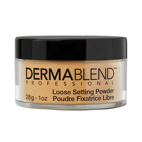 Dermablend Loose Setting Powder Warm Saffron front view