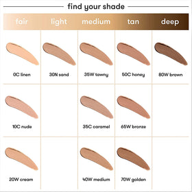 Dermablend Quick-Fix Body Foundation Stick 0C Linen texture swatch