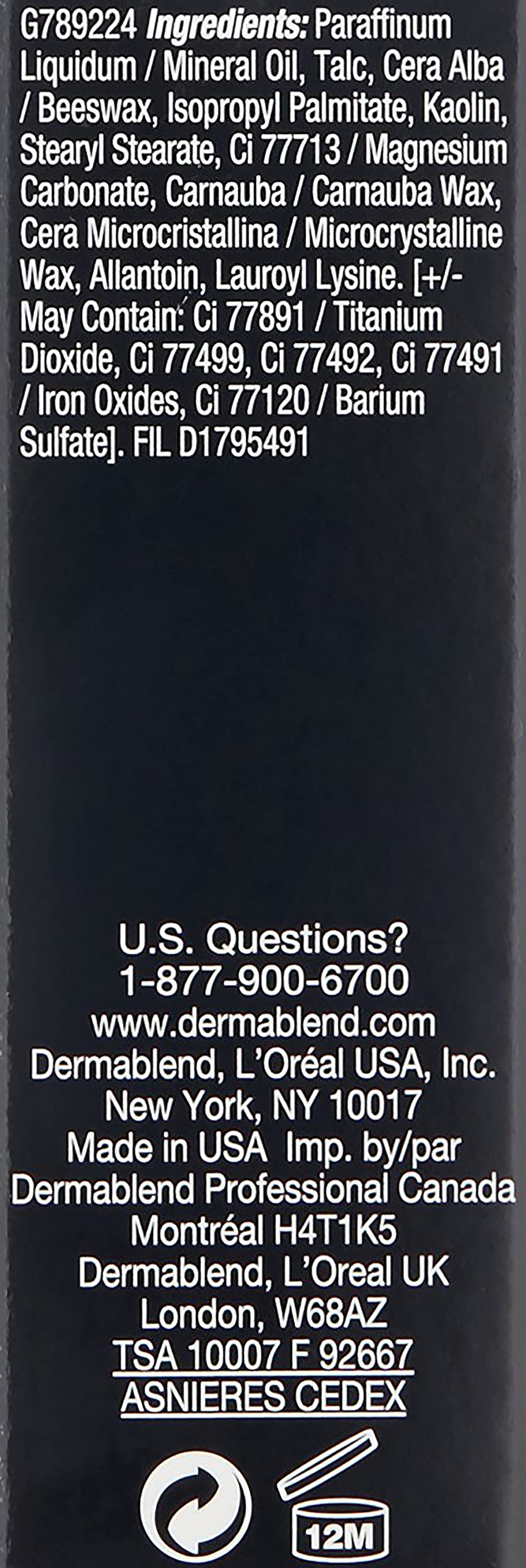 Dermablend Quick-Fix Body Foundation Stick 10C Nude applied on arm