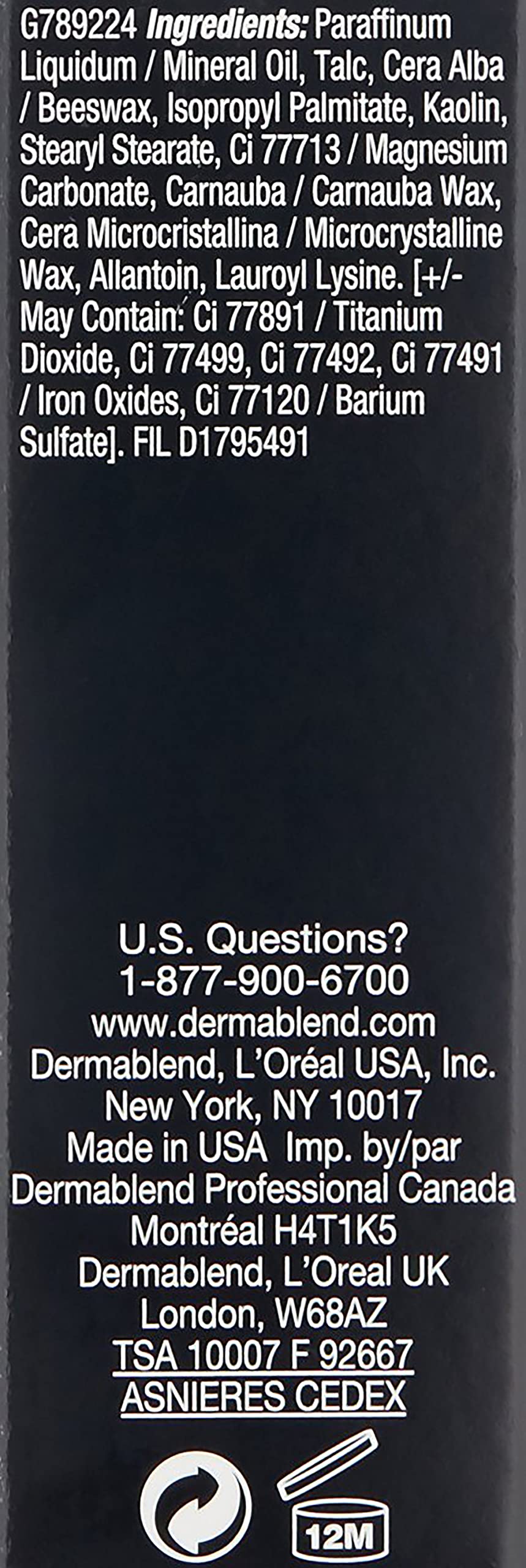 Dermablend Quick-Fix Body Foundation Stick 10C Nude in hand