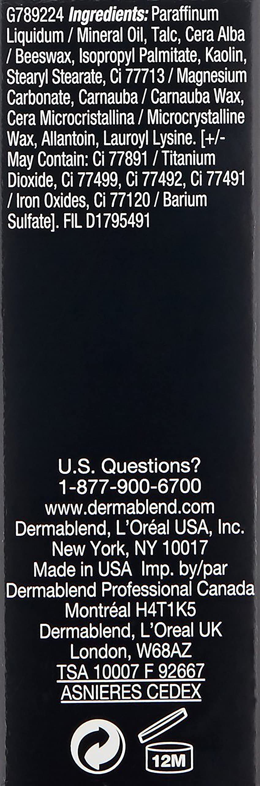 Dermablend Quick-Fix Body Foundation Stick 35C Caramel application process