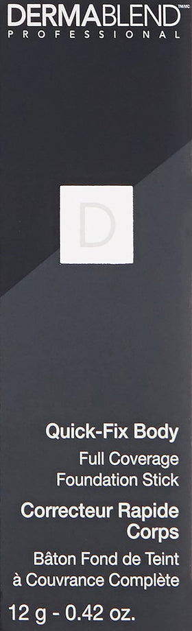 Dermablend Quick-Fix Body Foundation Stick 35C Caramel with setting powder