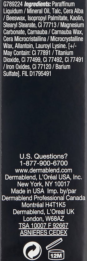 Dermablend Quick-Fix Body Foundation Stick 50C Honey with setting powder