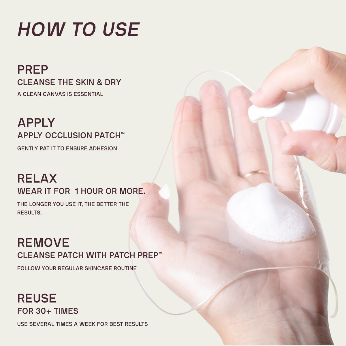 Dermaclara Silicone Patch alongside Patch Prep cleanser