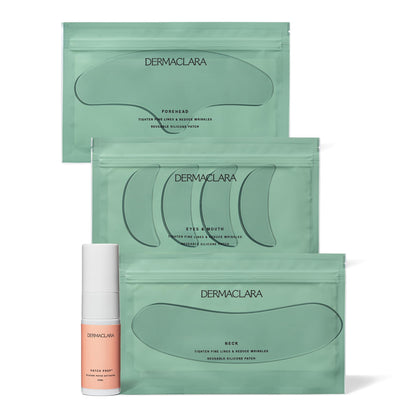 Dermaclara Silicone Patch Face Rejuvenation Kit packaging front view
