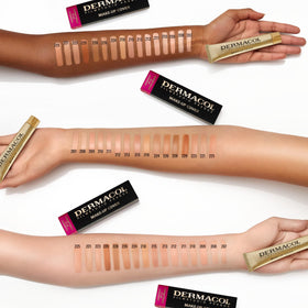 Dermacol foundation packaging on a flat surface