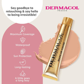 Dermacol Full Coverage Foundation No.212 texture close-up