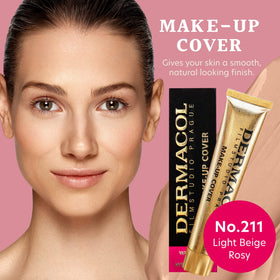 Dermacol Full Coverage Foundation swatch on skin